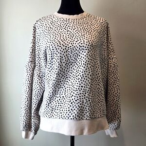 Polka Dot Women's Top - Black and White